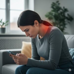 ストレートネック
スマホ首